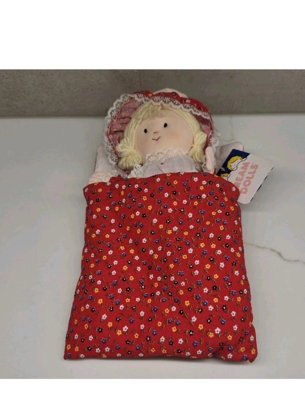 Share Dakin Marilyn Conklin Vintage 1983 7" Dream Doll Quilt Sleeping Bag New